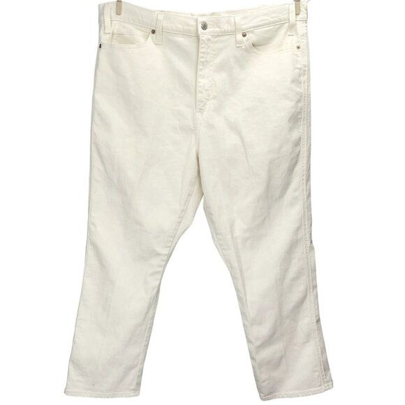 Levis Signature Womens Jeans Heritage High Rise Straight Stretch Denim Size 18 - Picture 2 of 13